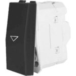 Geyer Μπουτόν ρολλών 1 θέσης Μαύρο 10ΑΧ250V