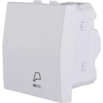 Geyer Μπουτόν κουδουνιού με ενδεικτική λυχνία 2 θέσεων Λευκό 10ΑΧ250V - Image 2