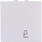 Geyer Μπουτόν κουδουνιού με ενδεικτική λυχνία 2 θέσεων Λευκό 10ΑΧ250V