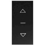 Geyer Μπουτόν ρολλών 1-0-2 1 θέσης Μαύρο 10ΑΧ250V