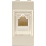 Geyer Πρίζα τηλεφώνου 1 θέσης Ιβουάρ Cat.3 RJ/11 6/4 - Image 3