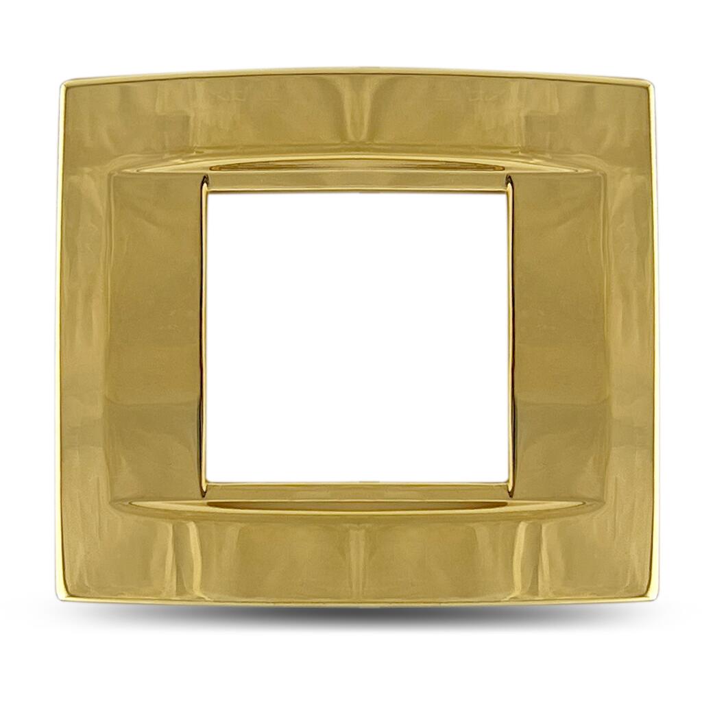 7442.1.G.OR_4 Geyer Πλαίσιο 1Θ Χρυσό γυαλιστ. μεταλλικό - Image 1