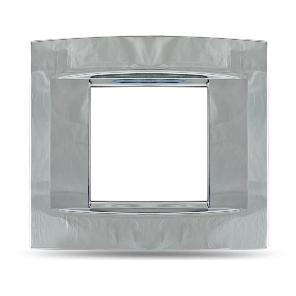 7442.1.TVG.CR_4 Geyer Πλαίσιο 1Θ Νίκελ πλαστικό - Image 1