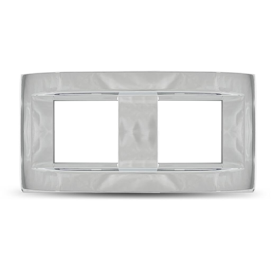 7442.2.TVG.CR_4 Geyer Πλαίσιο 2Θ Νίκελ πλαστικό - Image 1