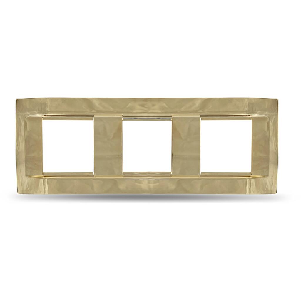 7442.3.TVG.OR_4 Geyer Πλαίσιο 3Θ Χρυσό γυαλιστερό πλαστικό - Image 1