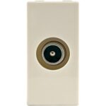 Geyer Πρίζα TV-Radio - SAT τερματική 1 θέσης Ιβουάρ 1db