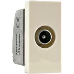 Geyer Πρίζα TV-Radio - SAT διελεύσεως 1 θέσης Ιβουάρ 10db - Image 2