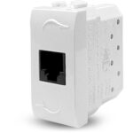 Geyer Μηχανισμός πρίζας τηλεφώνου RJ11 λευκός - Image 2