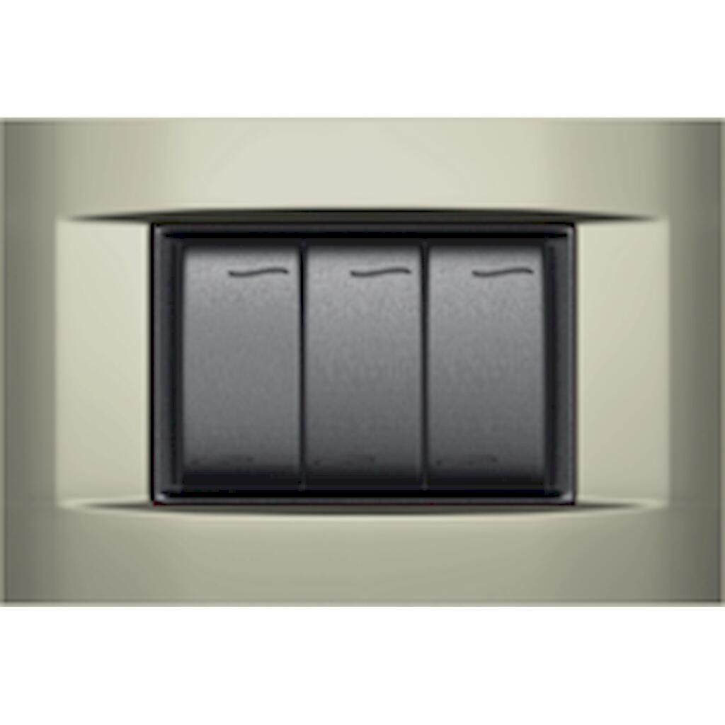 7753.G.AS_4 Geyer Πλαίσιο aqua metal 3m inox - Image 1