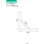 Geyer Προφίλ αλουμινίου AL601 για ταινία LED έως 10mm