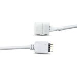 Geyer Μούφα θηλυκή για ταινία LED 10mm RGB λευκή - Image 2