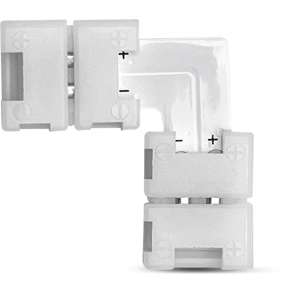 CL-8_4 Geyer Μούφα 90 μοιρών για ταινία LED RGB ΙP20 8mm - Image 1