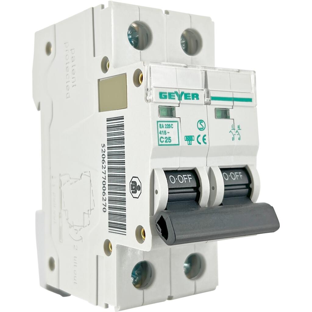 EA225C_4 Geyer Αυτόματη ασφάλεια 2P C 25A 6kA - Image 1