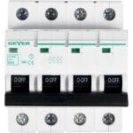 Geyer Αυτόματη ασφάλεια 4P B 63A 6kA