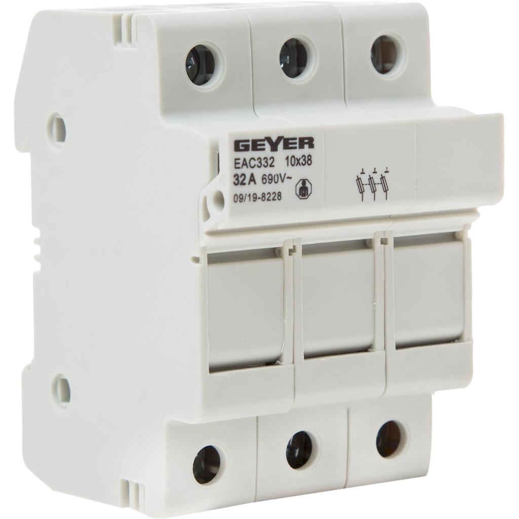 EAC332_4 Geyer Ασφαλειοθήκη AC 10x38 3P 32Α - Image 1