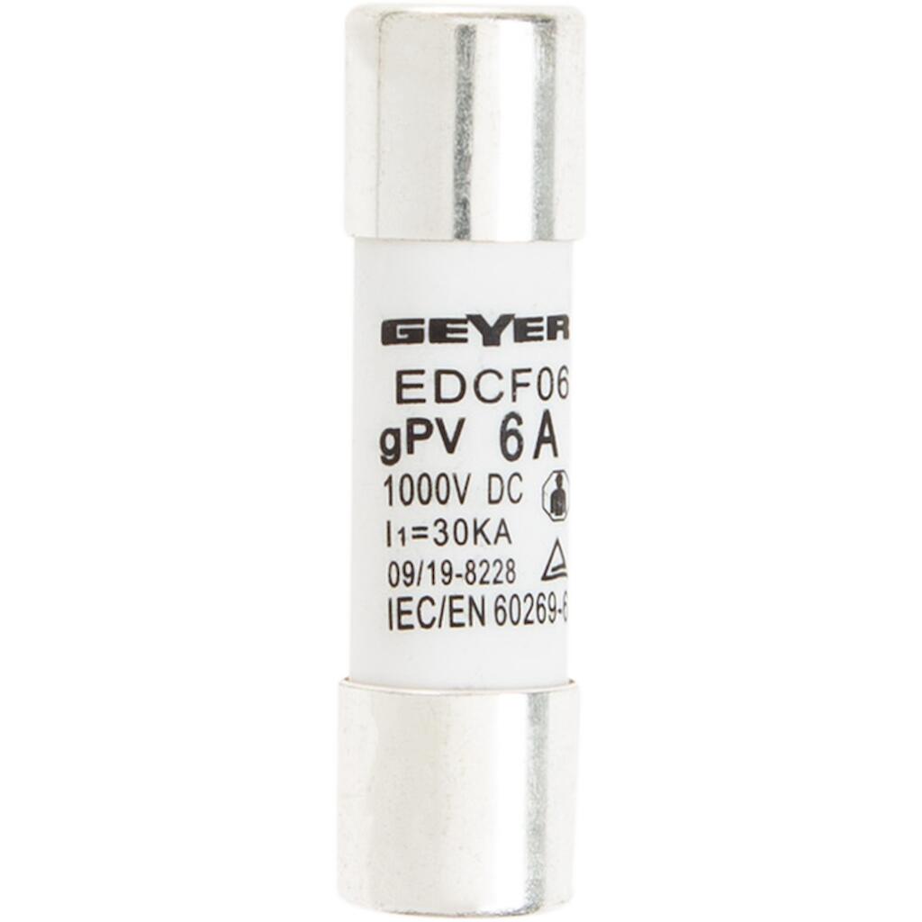 EDCF06_4 Geyer Ασφάλεια DC 10x38 6Α - Image 1