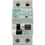 Geyer Ρελέ διαρροής 2P 30mA Τύπος A με αυτόματη ασφάλεια C 25A 10kA