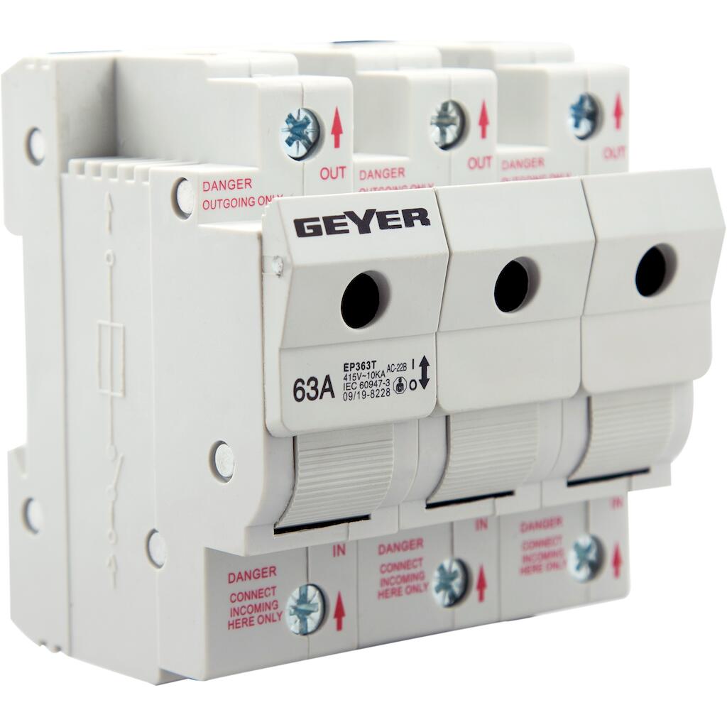 EP363T_4 Geyer Ασφαλοδιακόπτης NEOZED D02 3P 63A - Image 1