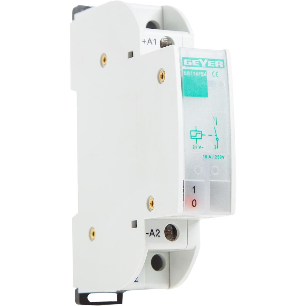 ER116FE4_4 Geyer Ρελέ καστάνιας 16A 24V AC 1NO 1M - Image 1