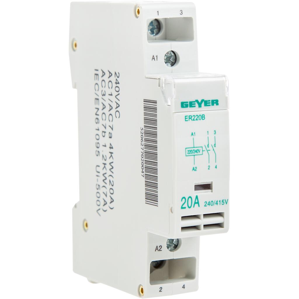 ER220B_4 Geyer Ρελέ θερμ/τών 20A 230V AC 2NO 1M - Image 1
