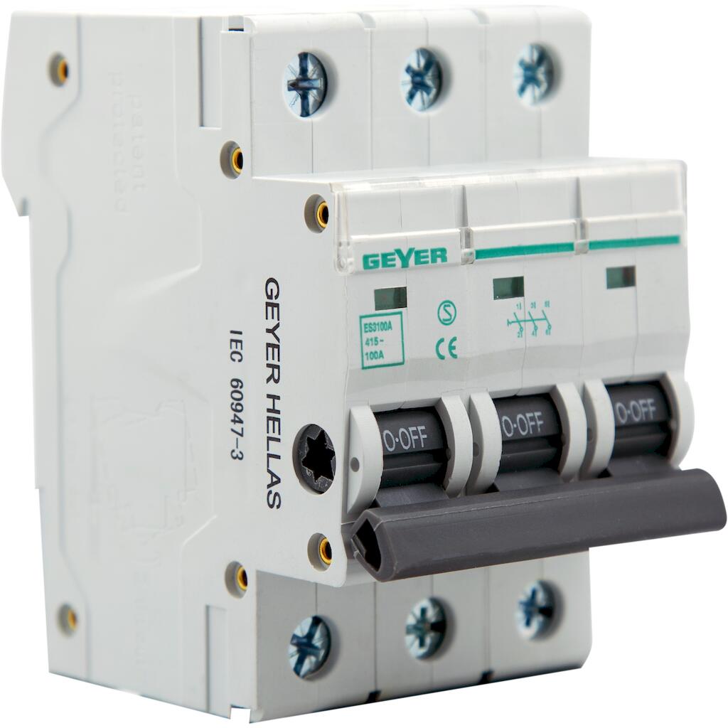 ES3100A_4 Geyer Διακόπτης φορτίου 3P 100A - Image 1