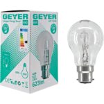 Geyer Λάμπα Αλογόνου Κλασσική 42W B22 2700Κ 623lm