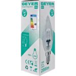 Geyer Λάμπα Αλογόνου Κερί C37 18W E14 2700Κ 209lm - Image 2