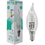 Geyer Λάμπα Αλογόνου Κερί CA37 42W E14 2700Κ 630lm