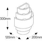 Geyer Γύψινη απλίκα οβάλ E14