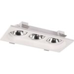 Geyer Γύψινο τετράγωνο spot 3xAR111 460x190mm - Image 2