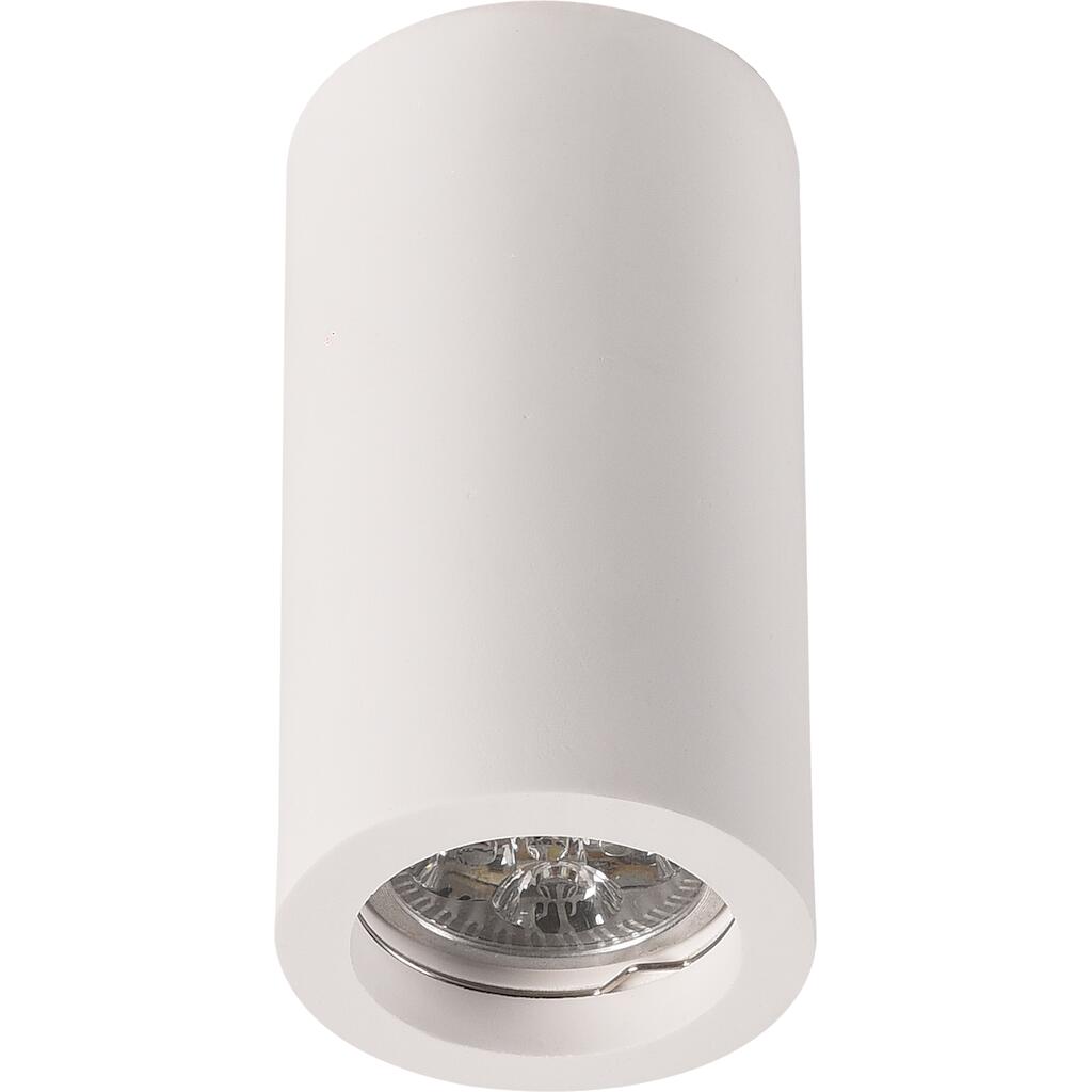 FGC70170SM_4 Geyer Γύψινο στρογγυλό spot επίτοιχο 1xGU10 70x170mm - Image 1