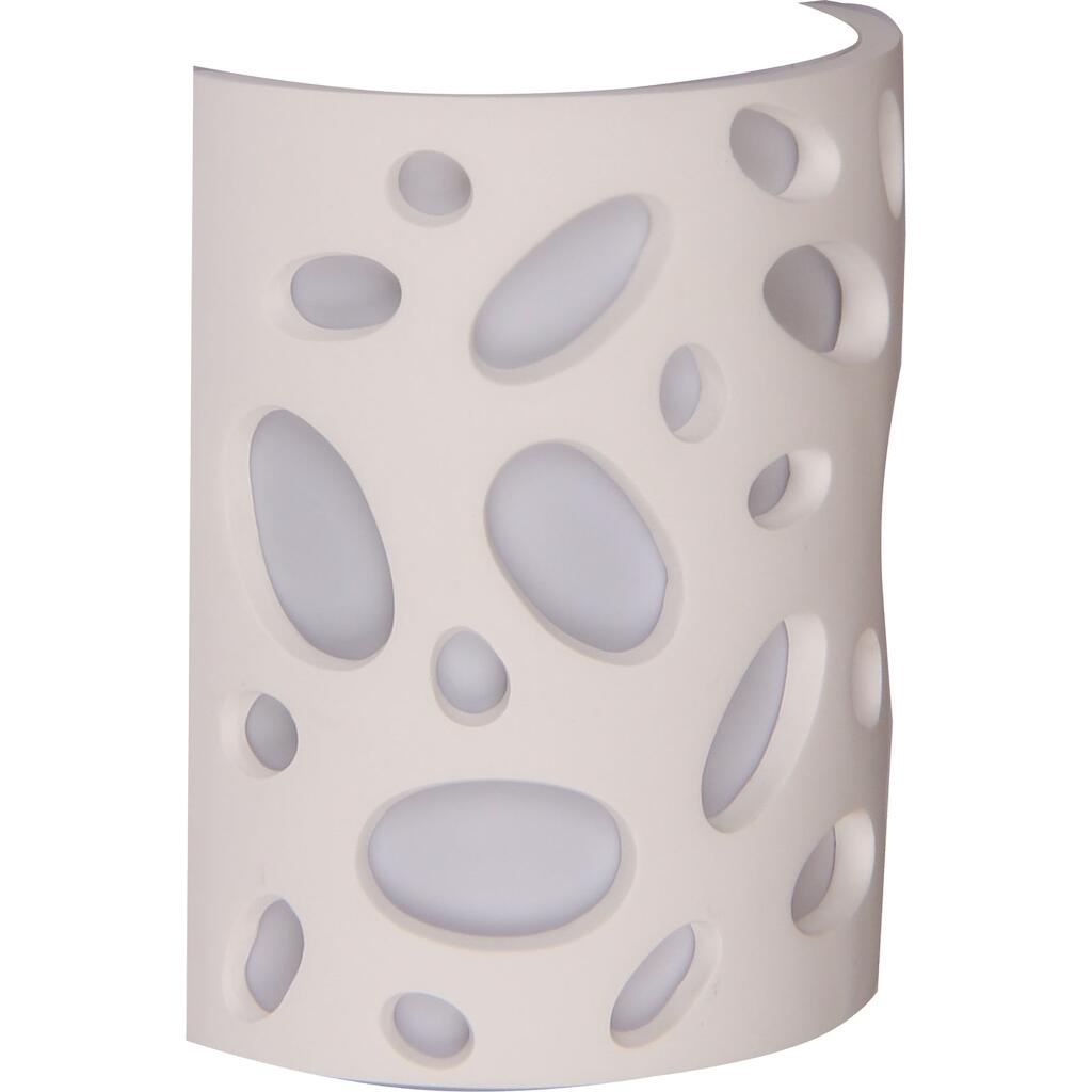 FGR235185WL_4 Geyer Γύψινη στρογγυλή απλίκα Ε14 185x235mm - Image 1