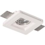 Geyer Γύψινο τετράγωνο spot GU10 100x100mm