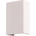 Geyer Γύψινη τετράγωνη απλίκα Up-Down H160 G9 100x160mm