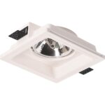 Geyer Γύψινο τετράγωνο spot 1xAR111 190x190mm - Image 2