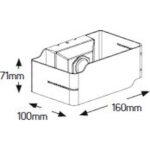 Geyer Απλίκα G9 160x71 IP65 γκρι - Image 3