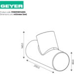 Geyer Απλίκα 80x146 IP54 γκρι