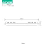 Geyer Φωτιστικό για λάμπα LED T8 1x1.5m IP65