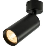 Geyer Ρυθμιζόμενο επίτοιχο spot GU10 μαύρο