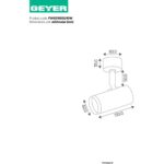 Geyer Ρυθμιζόμενο επίτοιχο spot GU10 λευκό - Image 2