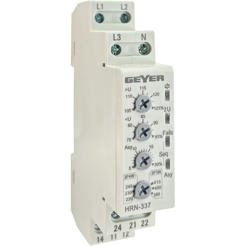 HRN-337_4 Geyer Επιτηρητής τάσης 3Φ 154-312V 2C/0 1M - Image 1