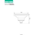 Geyer Λάμπα LED AR111 12W GU10 3000K 710lm 45°