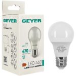 Geyer Λάμπα LED Κλασική A60 4.9W E27 4000K 470lm - Image 3