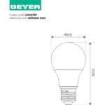 Geyer Λάμπα LED Κλασική A60 8W E27 4000K 806lm - Image 3
