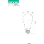 Geyer Λάμπα LED Κλασική A60 13W E27 3000K 1521lm