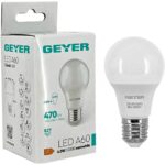 Geyer Λάμπα LED Κλασική A60 4.9W E27 3000K 470lm