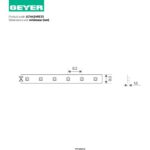 Geyer Ταινία LED COB 14.4W 24V Κίτρινη 1200lm IP33