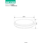 Geyer Απλίκα LED 12W 3000K 800lm Φ220 IP40 - Image 2