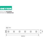 Geyer Ταινία LED Diamond 14.4W 24V 6500K 2100lm IP33 - Image 2