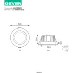 Geyer Φωτιστικό LED Downlight 13W 4000Κ 1090lm 60° - Image 2
